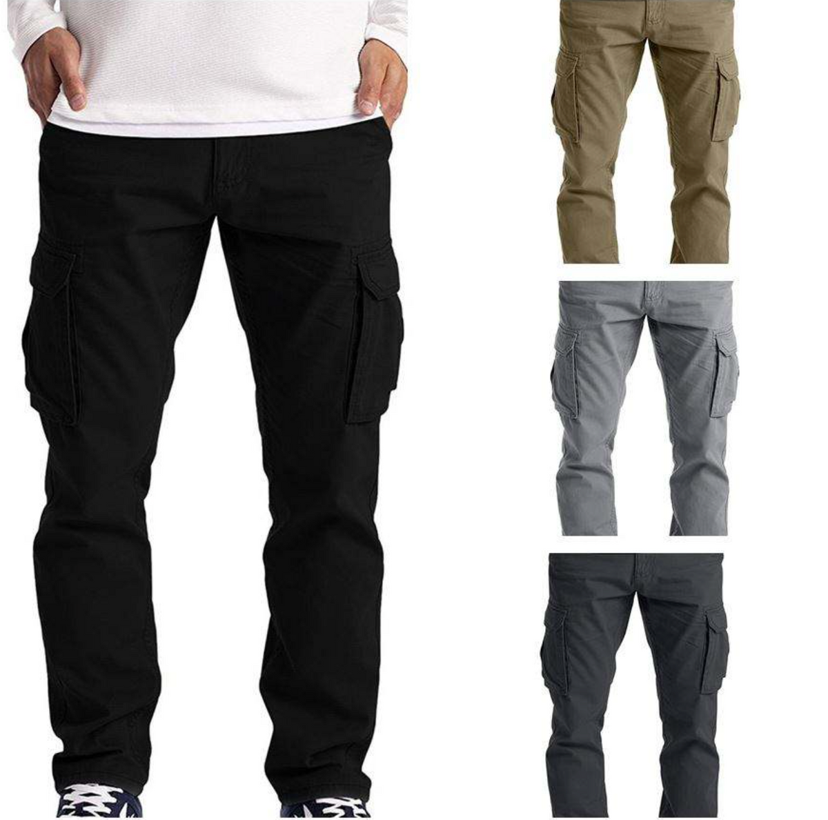 Men’s Multi-Pocket Cargo Pants