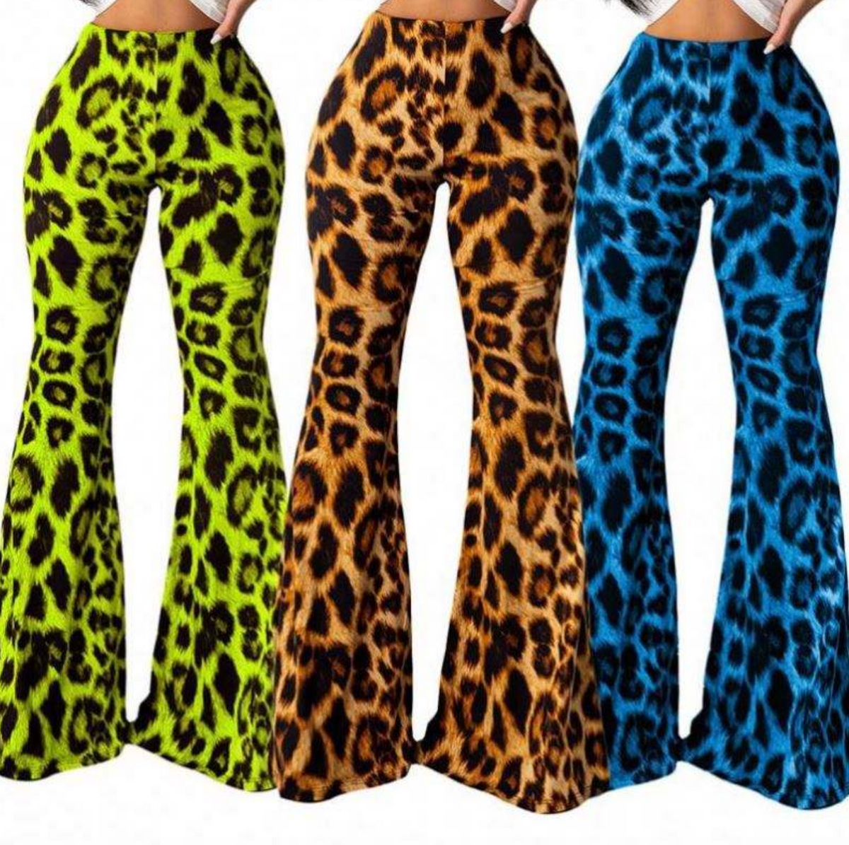 Women’s Leopard Print Flare Pants