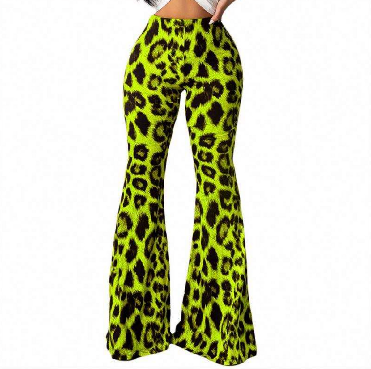 Women’s Leopard Print Flare Pants