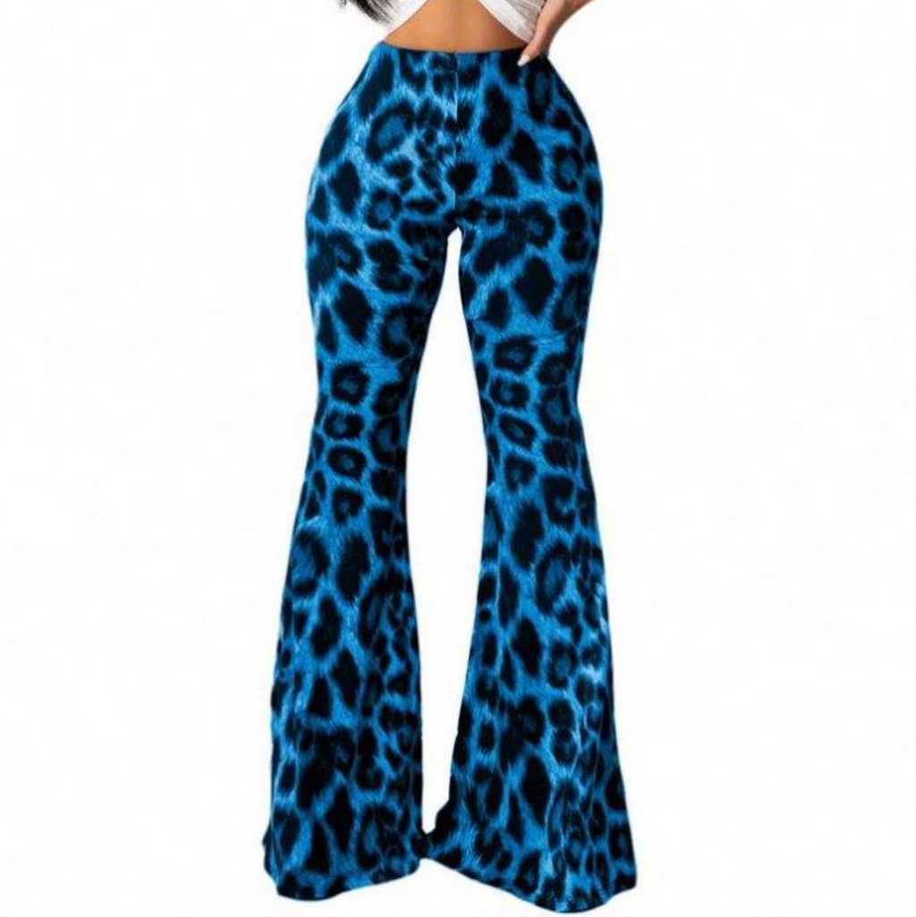 Women’s Leopard Print Flare Pants